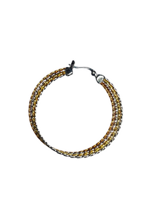 Twisted hoop earrings - momola