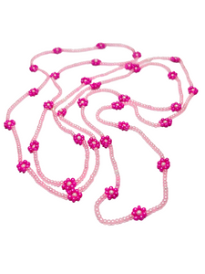 Pink Flower necklace - momola