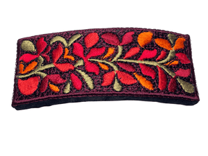 Embroidered - Barrette Hair Clip - 7 cm x 3 cm - momola