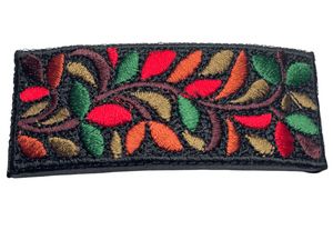 Embroidered - Barrette Hair Clip - 7 cm x 3 cm - momola