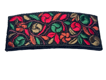 Load image into Gallery viewer, Embroidered - Barrette Hair Clip - 9 cm x 3.5 cm - momola