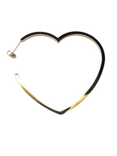 Load image into Gallery viewer, Heart hoop earrings - momola