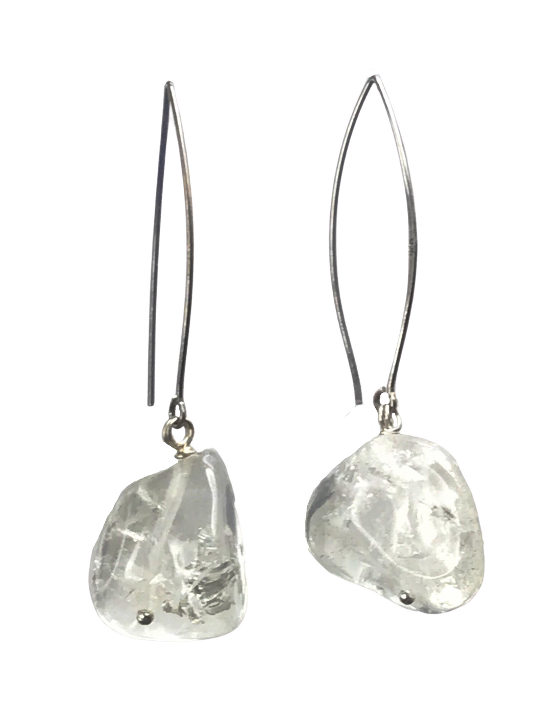 Rock crystal earrings - momola