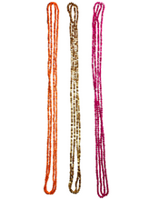 Load image into Gallery viewer, Jianhui London NEXT Pashmina Braid recycled wooden necklace - 6 Strands - momola