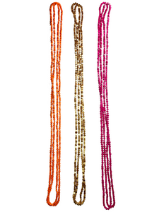 Jianhui London NEXT Pashmina Braid recycled wooden necklace - 6 Strands - momola