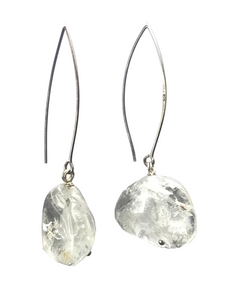 Rock crystal earrings - momola