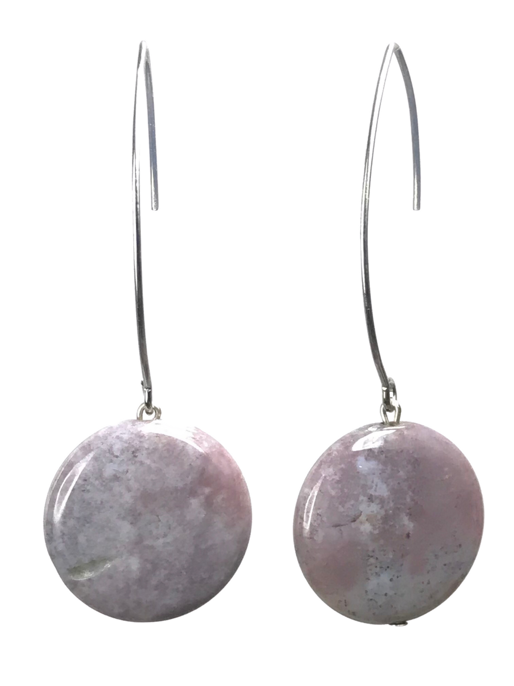 Grey Agate earrings - momola