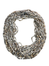 Load image into Gallery viewer, Jianhui London NEXT Pashmina recycled wooden beads necklace - Hand painted - momola