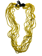 Load image into Gallery viewer, Jianhui London NEXT Pashmina recycled wooden beads necklace - momola