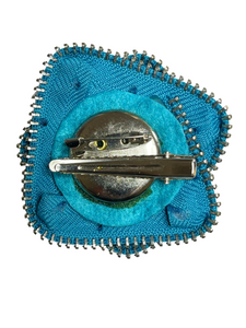 Zip Flower Brooch/Clip - momola