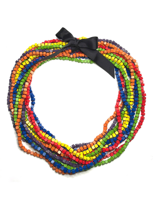 NEXT Pashmina - Rainbow Colours necklace - momola