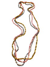 Load image into Gallery viewer, Copy of *Copy of Jianhui London NEXT Pashmina Braid recycled wooden necklace - 3 Strands - momola