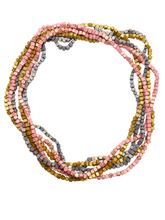 Load image into Gallery viewer, Copy of *Copy of Jianhui London NEXT Pashmina Braid recycled wooden necklace - 3 Strands - momola