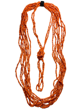 Load image into Gallery viewer, Jianhui London NEXT Pashmina recycled wooden beads necklace - momola