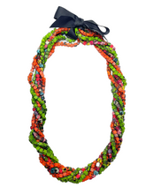 Load image into Gallery viewer, *Copy of Jianhui London NEXT Pashmina Braid recycled wooden necklace - 3 Strands - momola