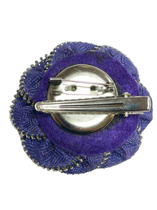 Zip Flower Brooch/clip - momola