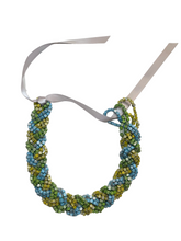 Load image into Gallery viewer, NEXT Pashmina Braid recycled wooden necklace - 3 Strands - momola