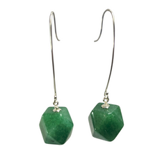 Load image into Gallery viewer, Green Jade earrings - momola