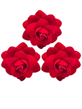 Load image into Gallery viewer, Red rose u pin - set of 3 - momola