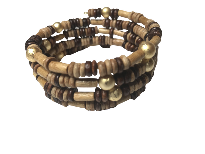 Wooden beads bracelet - momola